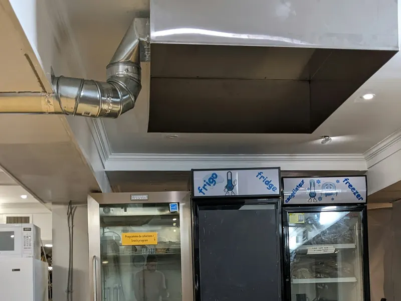 A finished commercial kitchen fit-out